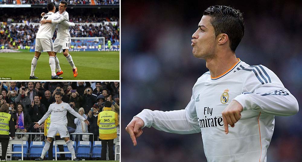 Ronaldo Jawab `Kritik` Blatter Hat-trick atas Sociedad